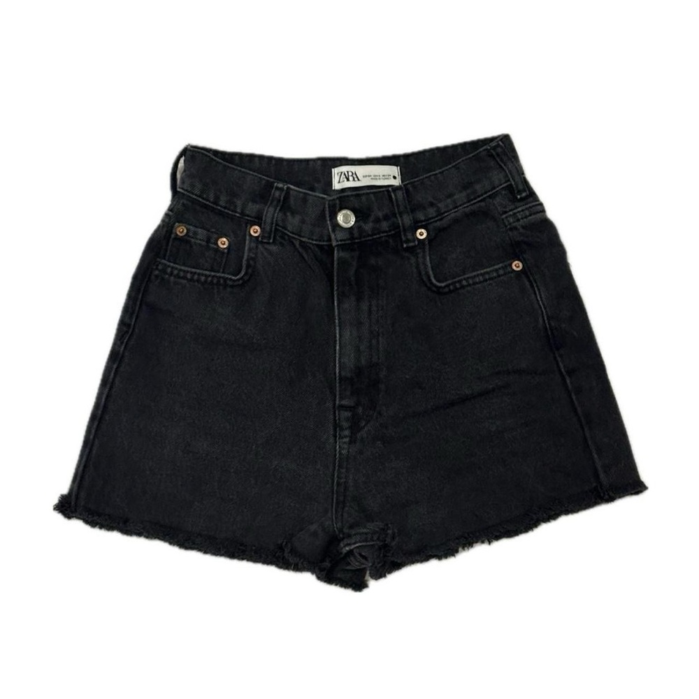 Zara high waist denim shorts